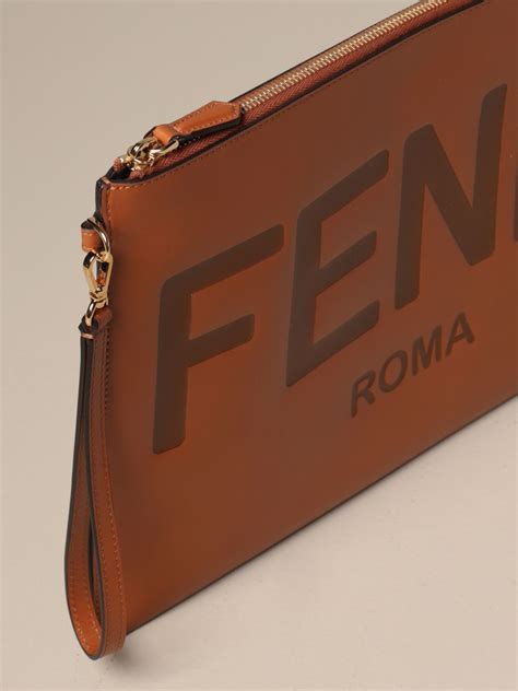 sac fendi pochette|fendi pouch men's.